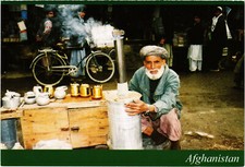 PC AFGHANISTAN, COFFEE VENDOR, Modern Postcard (b48152)