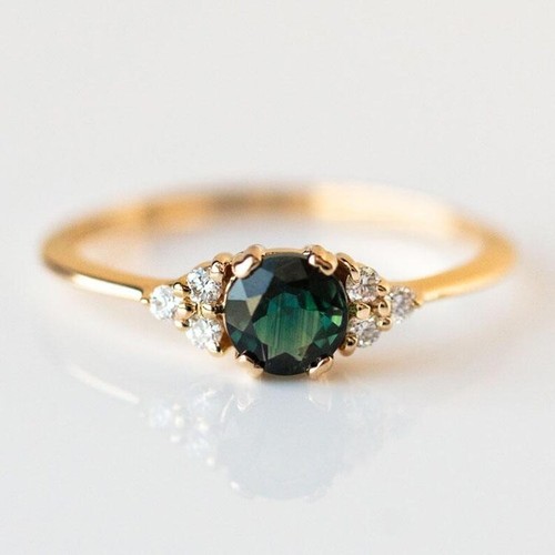 Bague femme solitaire jaune - solitaire, or