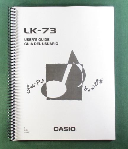 Casio instruction - lk-73,