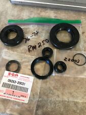 Suzuki 1976 - 78 RM250 1977 - 79 PE250 Engine Main Crank Shaft Seal Complete Set