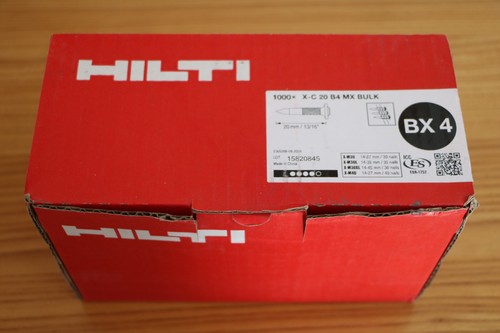 Boite 1000 clous hilti pour - boite, de