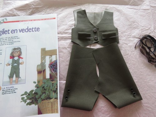 Kit vêtement poupée modes - vêtement, et