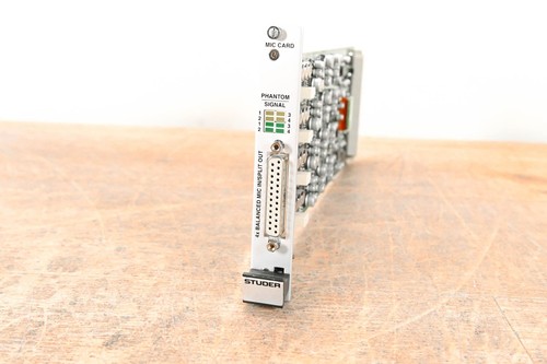 Studer mic line card - studer,