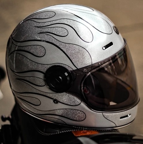 Retro helmet torc silver - retro,