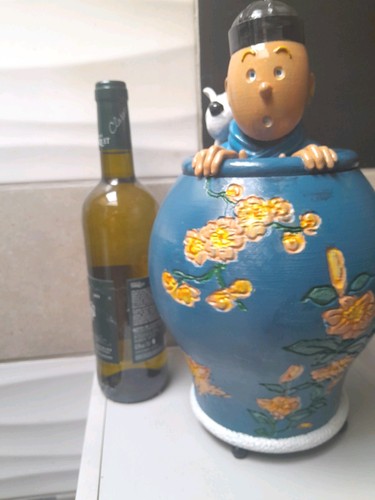 Tintin milou potiche du - milou,,