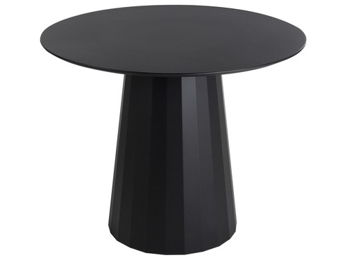 Table ronde bois mdf salle - table,