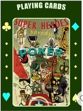 Jeu de cartes poker parodie de