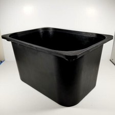 IKEA Trofast Large BLACK Storage Bin Plastic Toy Box Organizer 16.5"x11.75"x9"