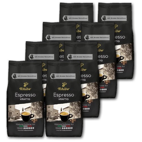 Grains de café tchibo - 8, kg