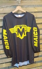 🏁 Vintage Enduro Maico Motocross Moto Motorcycle Racing Jersey Shirt XL