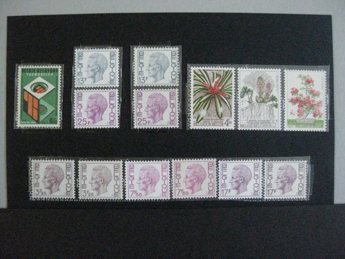 Timbres belgique 1974 - :,