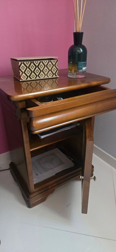 Table chevet merisier - de,