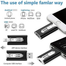 Clé USB  stockage externe pour téléphone Android et Iphone 512 go.