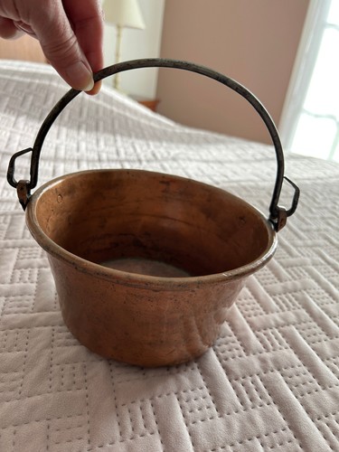Ancien chaudron cuivre - chaudron,
