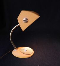ALUMINOR NICE * LAMPE VINTAGE dite de "NOTAIRE" 1960/70 * ORANGE * FONCTIONNE