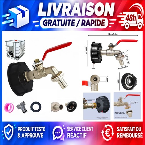 Adaptateur robinet cuve ibc - cuve,