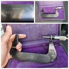 MICROMETER P. ROCH old 100- 125mm Swiss manufacture 1950'S SWISS CALIPER FOOT