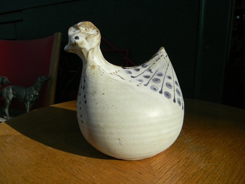 Poule céramique années - céramique, 60