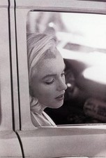 Photo noir et blanc de Marilyn