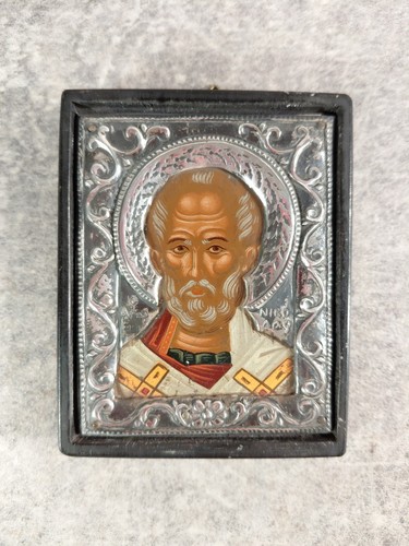Icone byzantine saint - byzantine, nicolas
