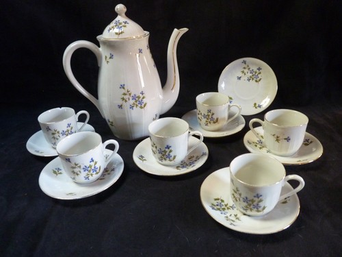 Service café porcelaine - a,