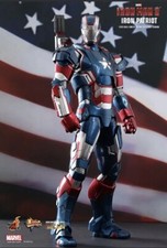Hot Toys Iron Patriot 1/6 Diecast Figure MMS195-D01 Iron Man 3