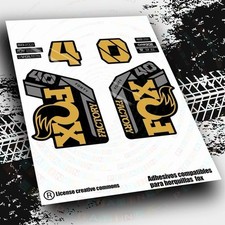 AUTOCOLLANT COMPATIBLE WP641 POUR FOX 40 FACTORY 2025 AUTOCOLLANT KASHIMA GOLD