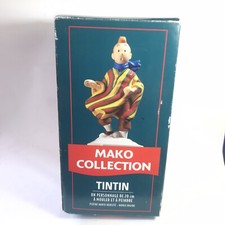 MAKO MOULAGE FIGURINE COLLECTION -TINTIN LE TEMPLE DU SOLEIL 1996 Proche Du Neuf