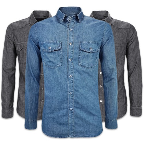 Chemise homme jean 100 - chemise,