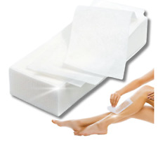 Bandes de Non-Tissé 100 Pièces pour pour L'épilation à la Cire Chaude et à la Pâ