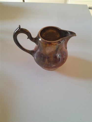 Pot lait plaqué argent - lait,