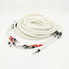 8ag Pure Silver plated OCC Hifi Speaker Cable Hi-end Speaker Wire for Amplifier