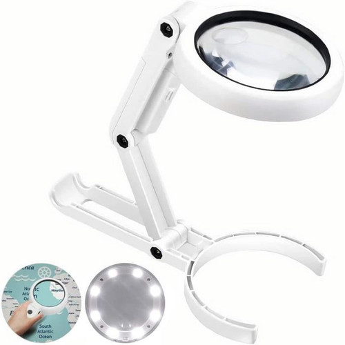 Loupe eclairante avec - loupe, led