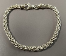 Bracelet gourmette argent