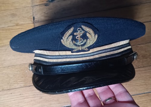 Casquette marine capitaine - marine, de