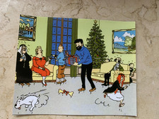 CARTE POSTALE 13X10 TINTIN
