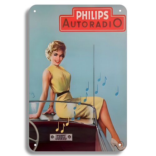 Vintage philips autoradio - vintage,