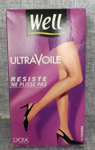 Collant gris well ultra - gris, voile