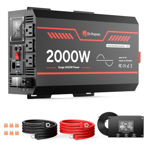 Prepare 2000w 12v pure - dr.prepare, sine