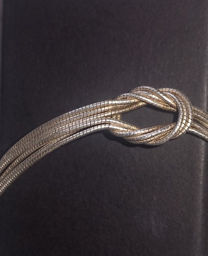 Bracelet noeud argent - noeud, en
