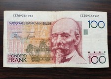 Billet belge de 100 francs 