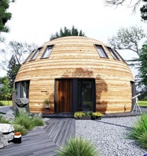 Hemp Ready Dome Home Wood
