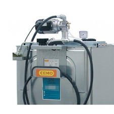 Cuve à Huile Double Paroi 1000L CEMO - Pompe Électrique 230V, Débit 9L/min, Comp