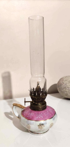Lampe huile chinoise en - à,