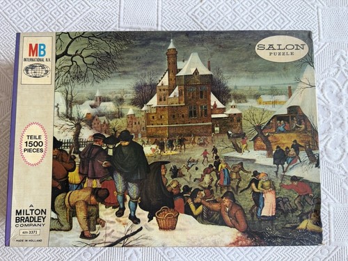 Puzzle vintage milton bradley - vintage,