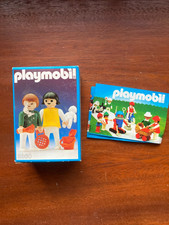 Playmobil catalogue et Boite VIDE seule 3360 de 1984 Enfants en vacances VIDE