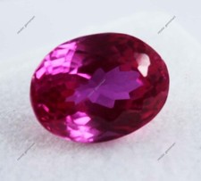 Tourmaline coupe ovale rose
