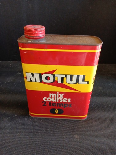 Ancien bidon huile motul mix - bidon,