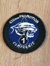 Ecusson patch militaire 1ère compagnie 432eme promotion 