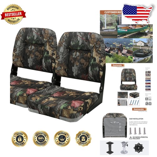 Durable 2pk jon boat seats - 19",